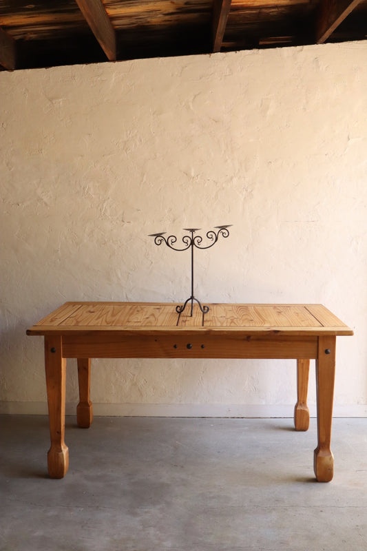 Rustic Pine Dining Table