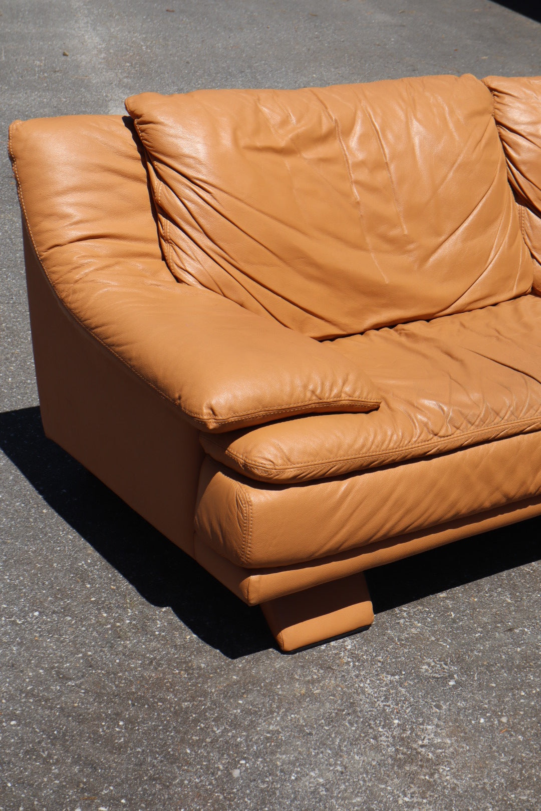 Postmodern Leather Sofa