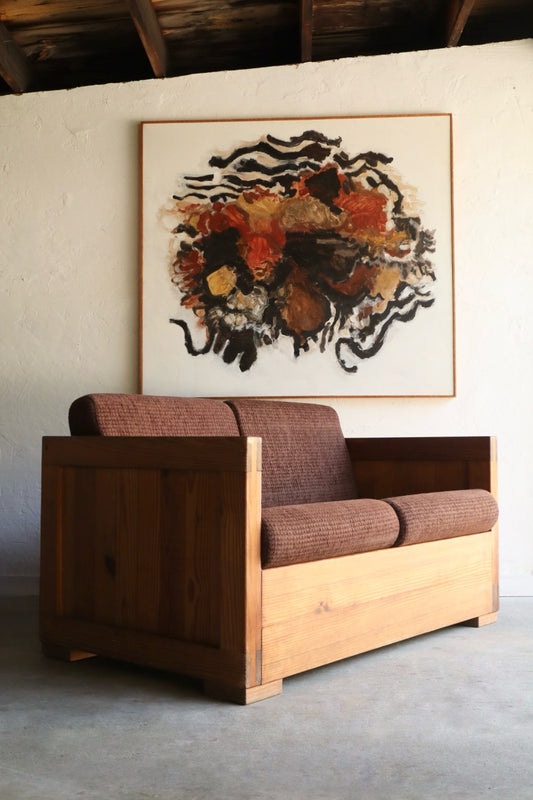 Rustic Pine Loveseat