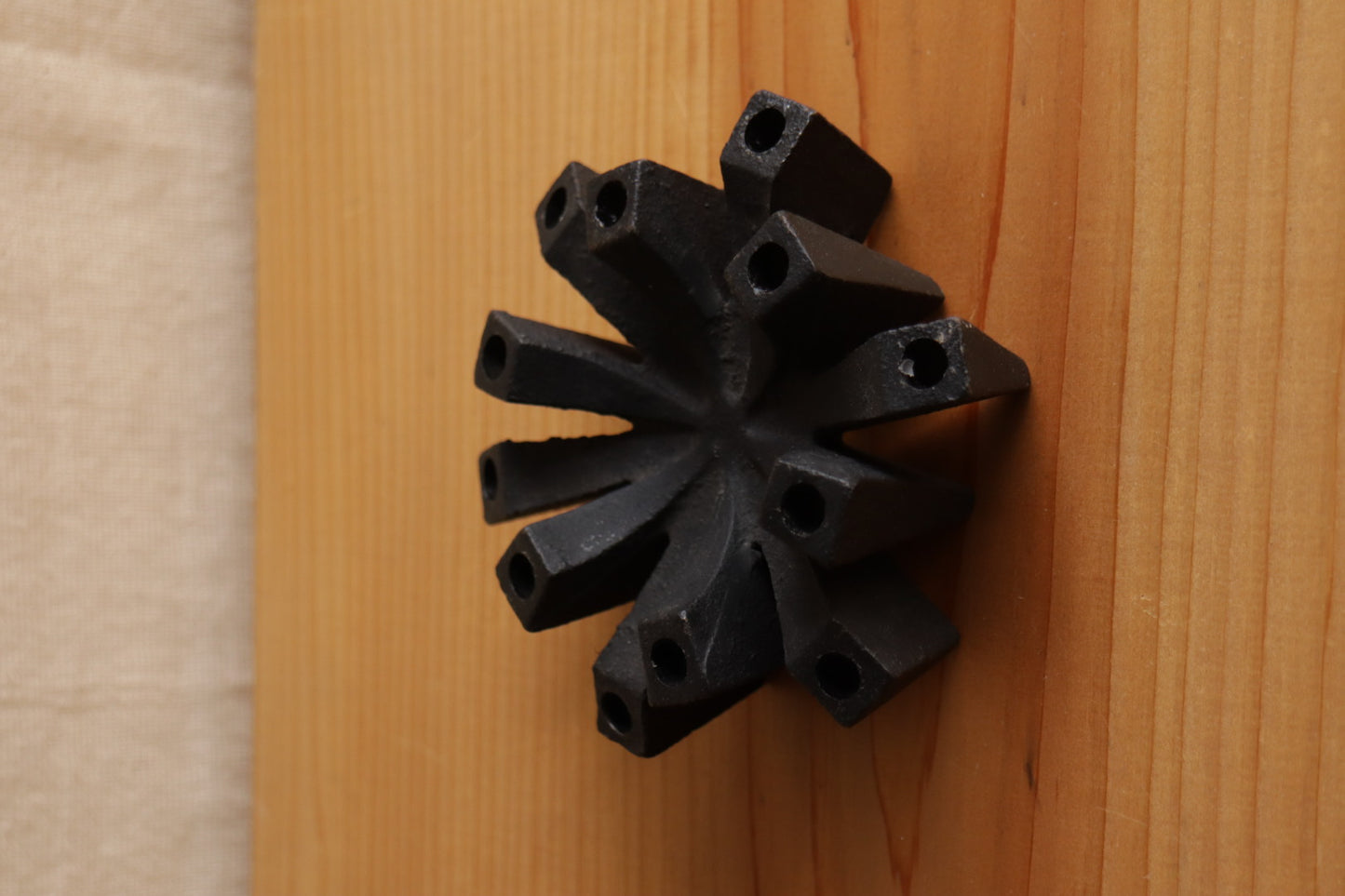 Cast Iron Candle Holder