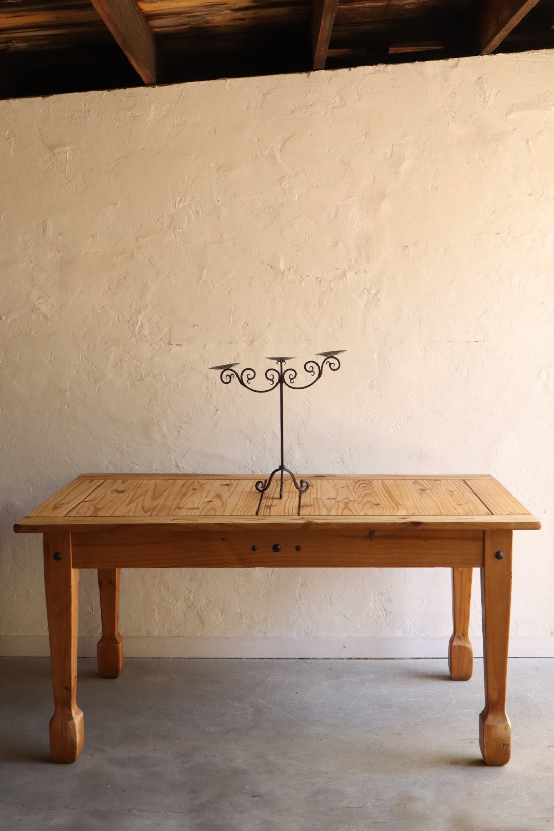 Rustic Pine Dining Table