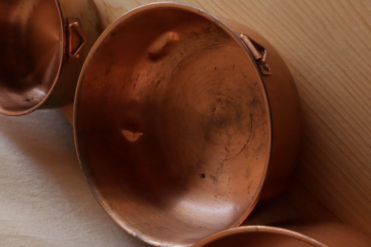 Copper Mixing Bowls