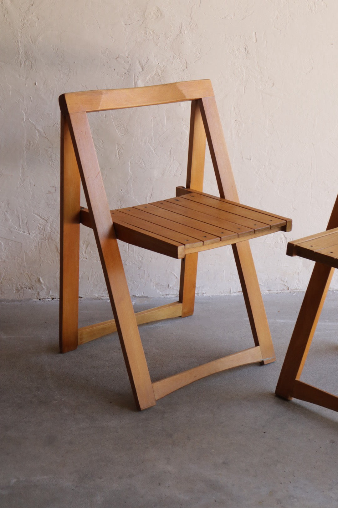 Pair of Aldo Jacober Folding Chairs