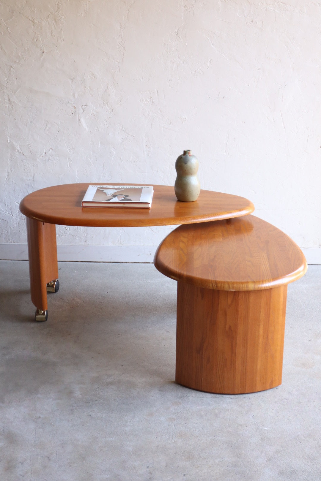 2 Tier Oak Coffee Table