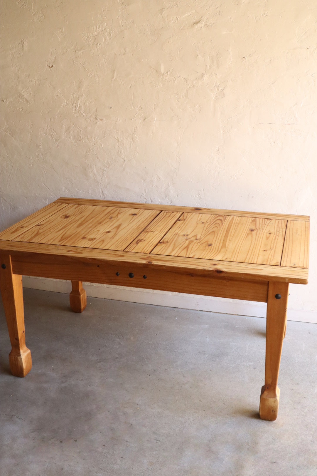 Rustic Pine Dining Table
