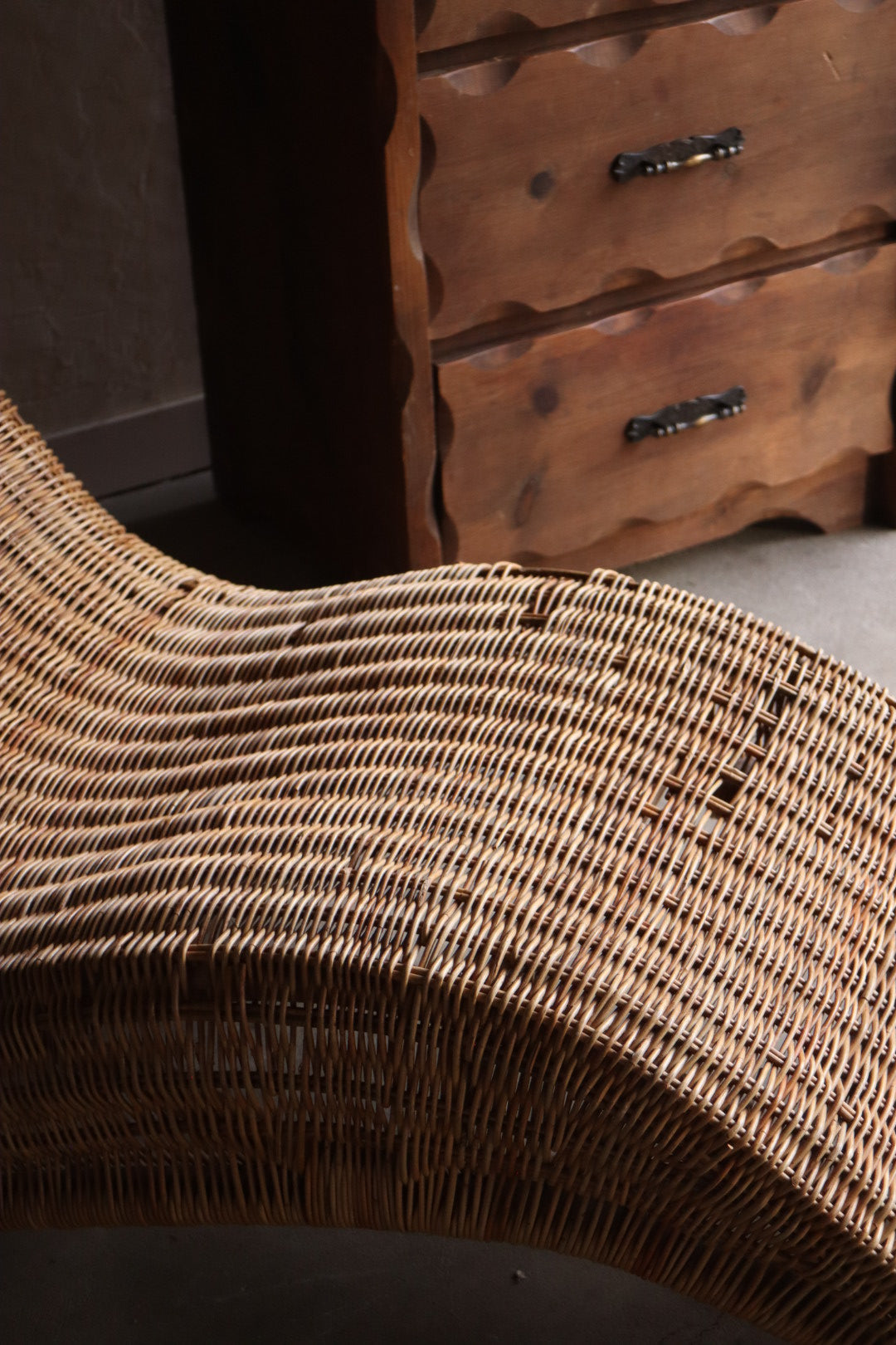 Rattan Chaise Lounge