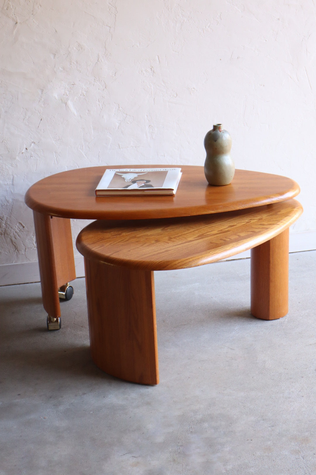 2 Tier Oak Coffee Table