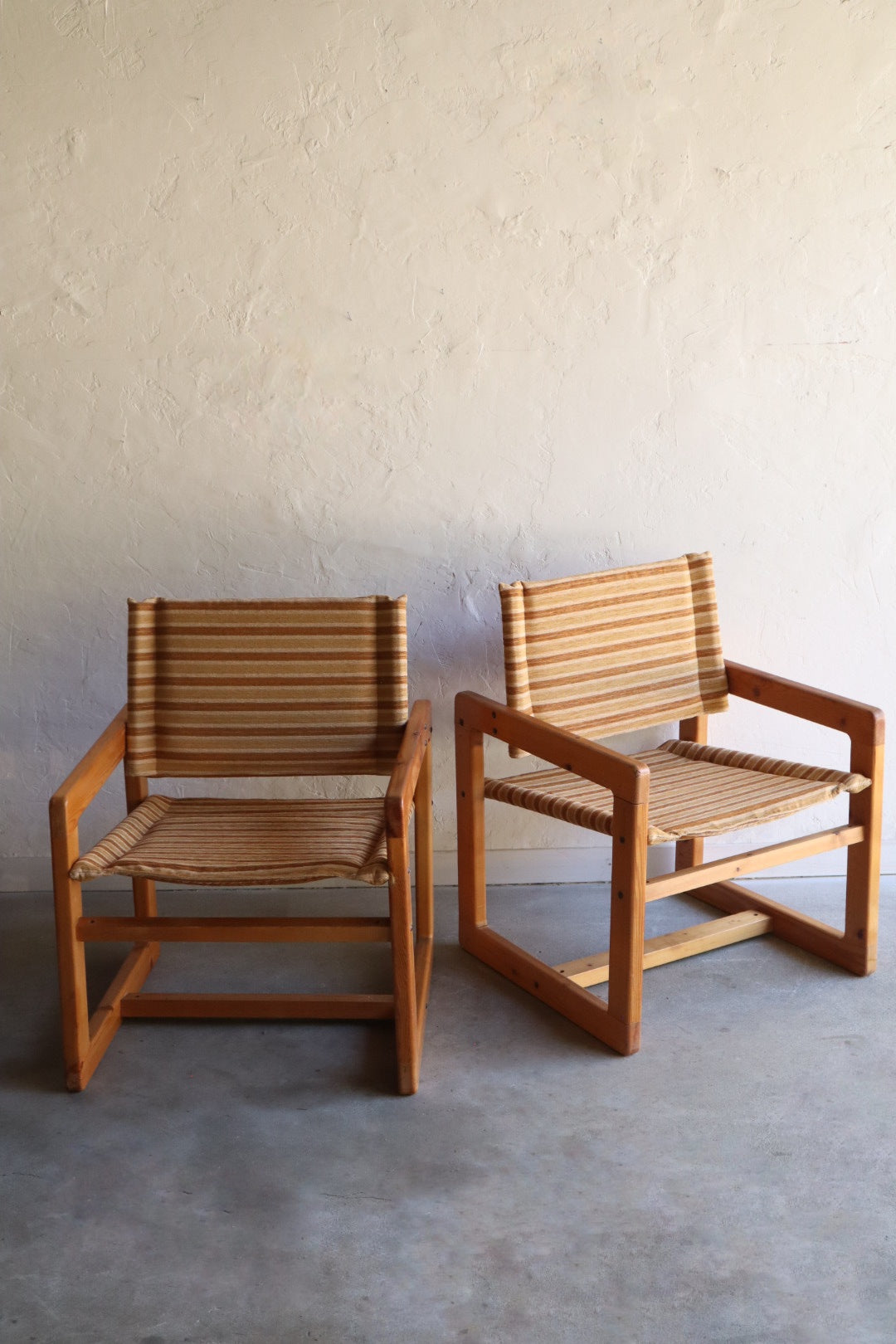 1970s Pine Armchairs