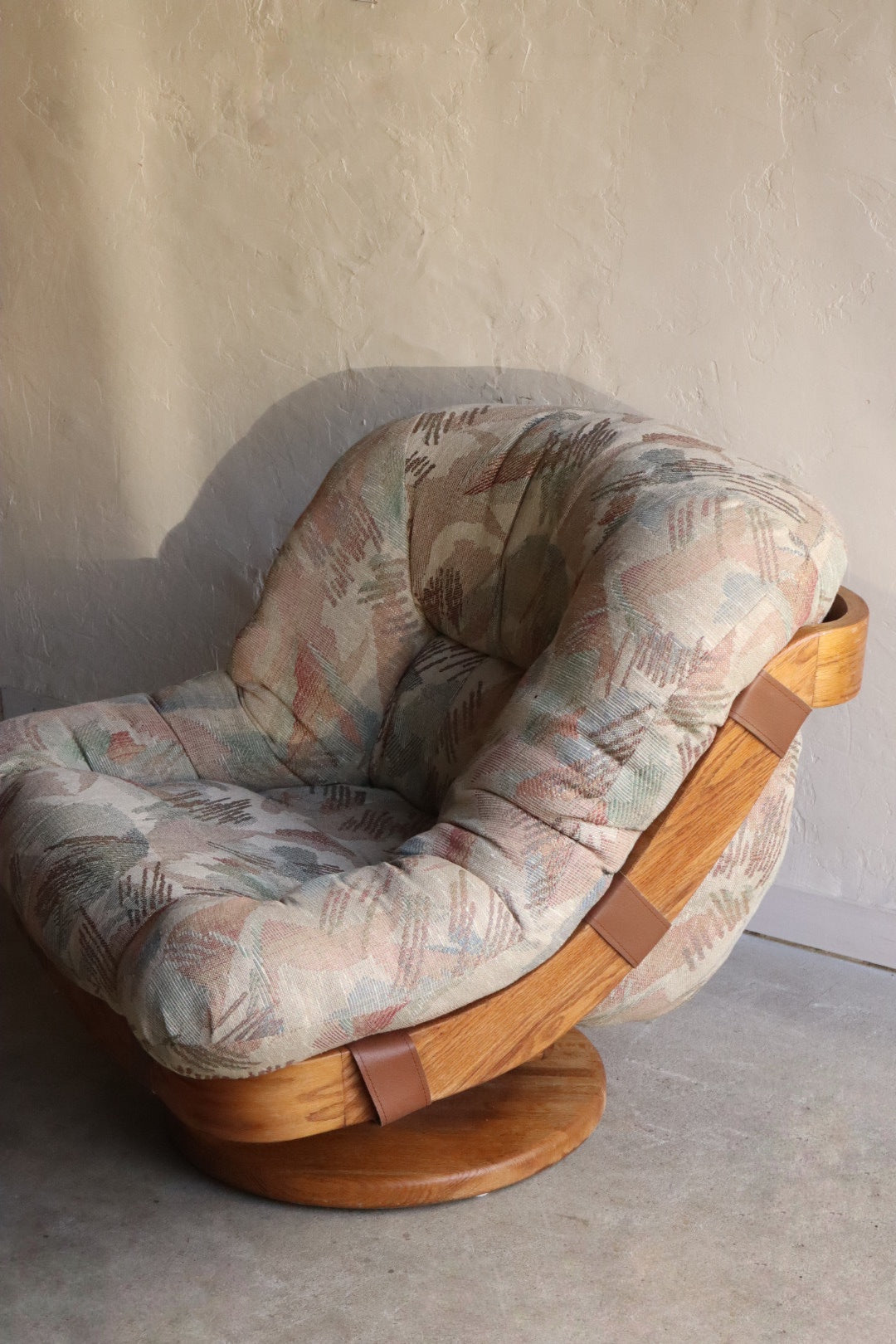 70s/80s Oak Lounge Chair