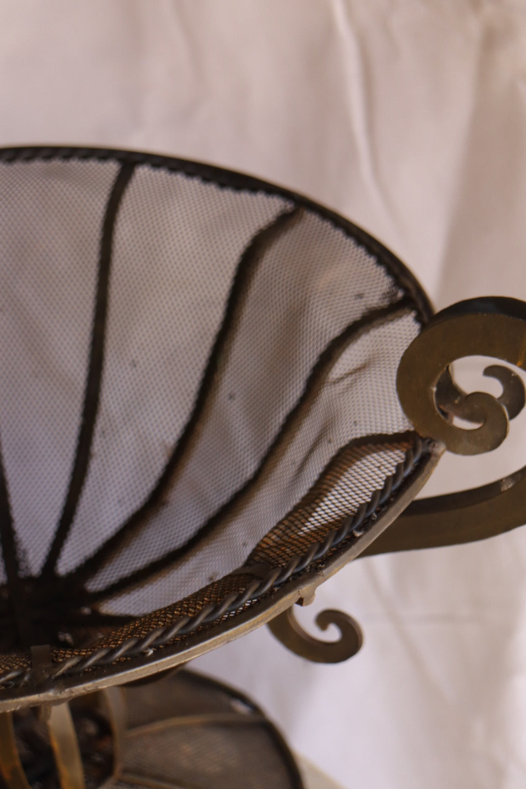 Metal Pedestal Bowl