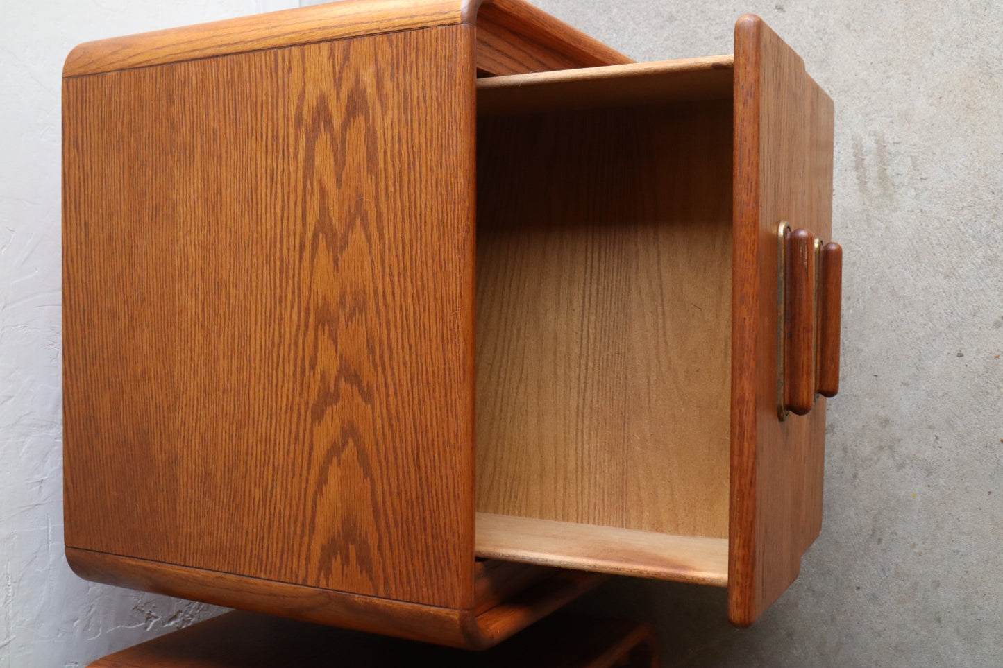 1980s Oak Nightstands