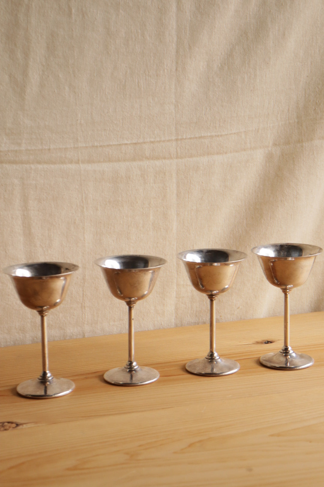 Silver Wine Goblets