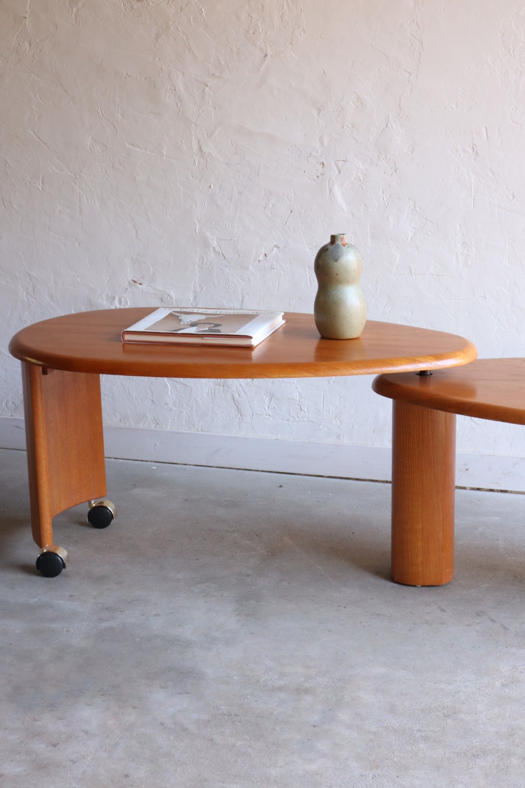 2 Tier Oak Coffee Table