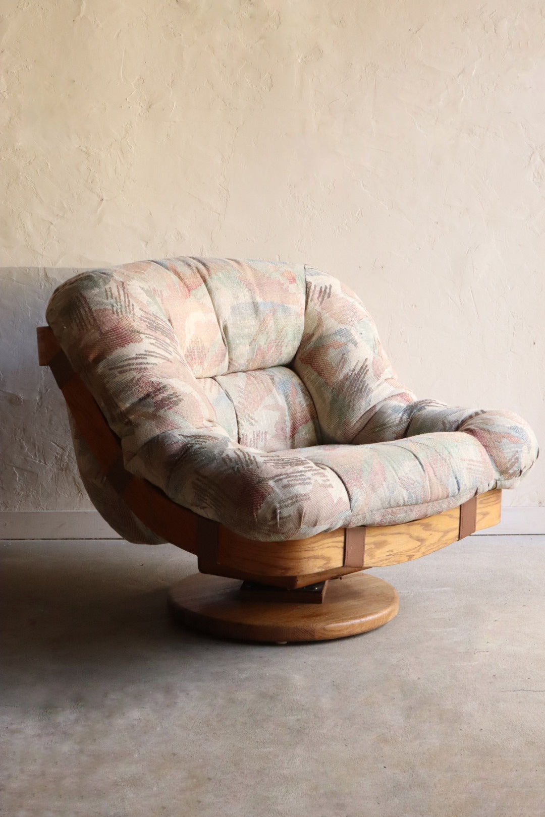 70s/80s Oak Lounge Chair