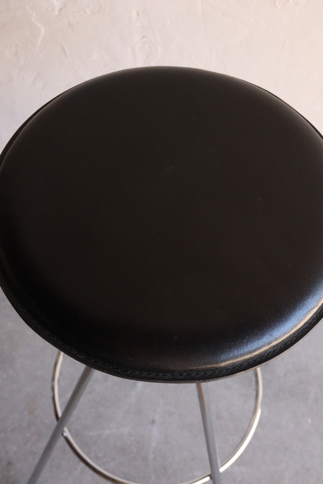 Chrome & Leather Barstools
