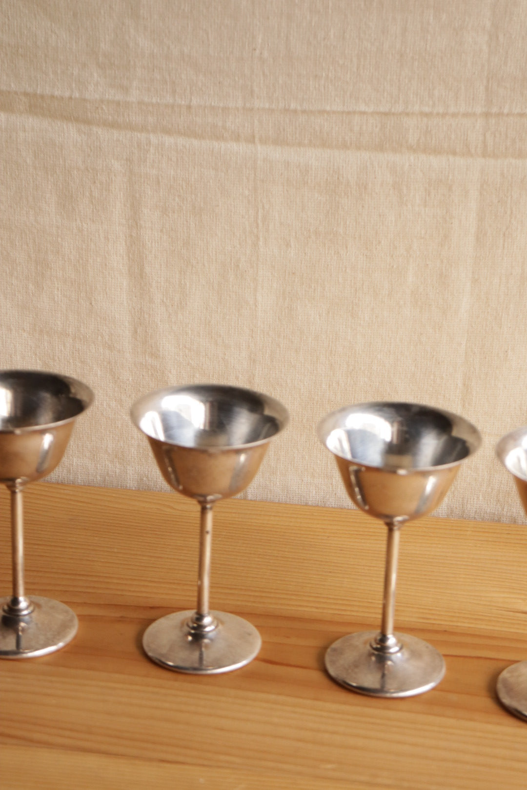 Silver Wine Goblets