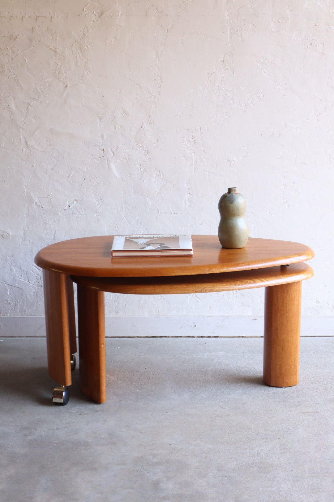 2 Tier Oak Coffee Table