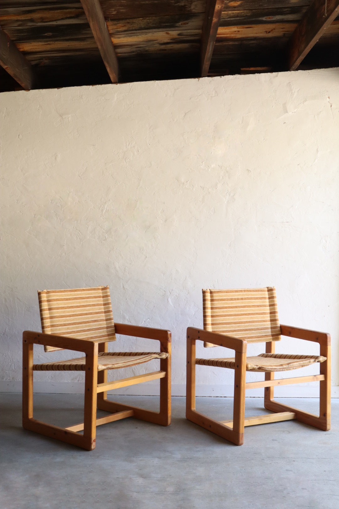 1970s Pine Armchairs