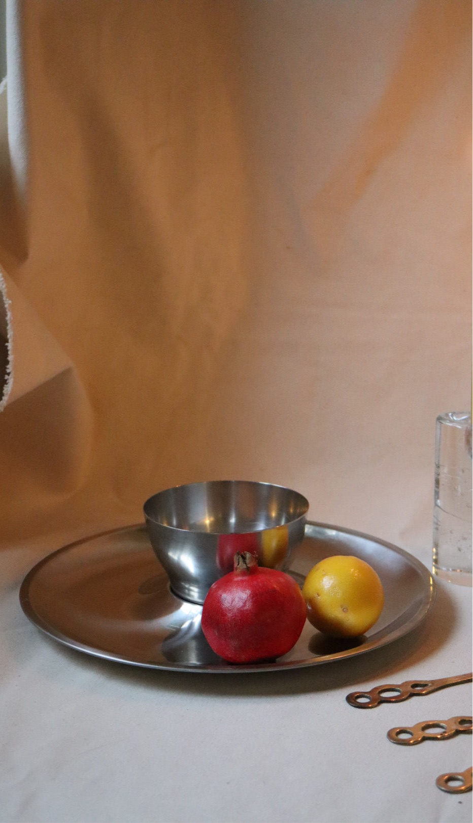 Danish Stainless Steel Serving Dish