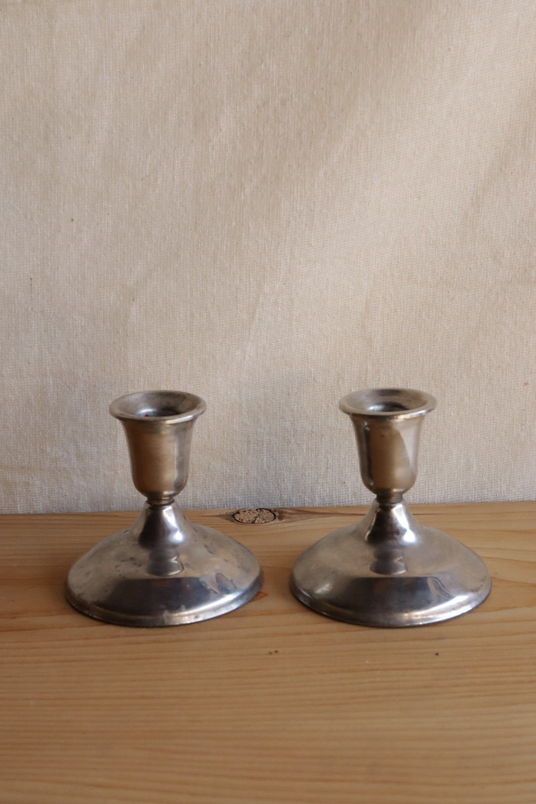 Silver Candle Holders
