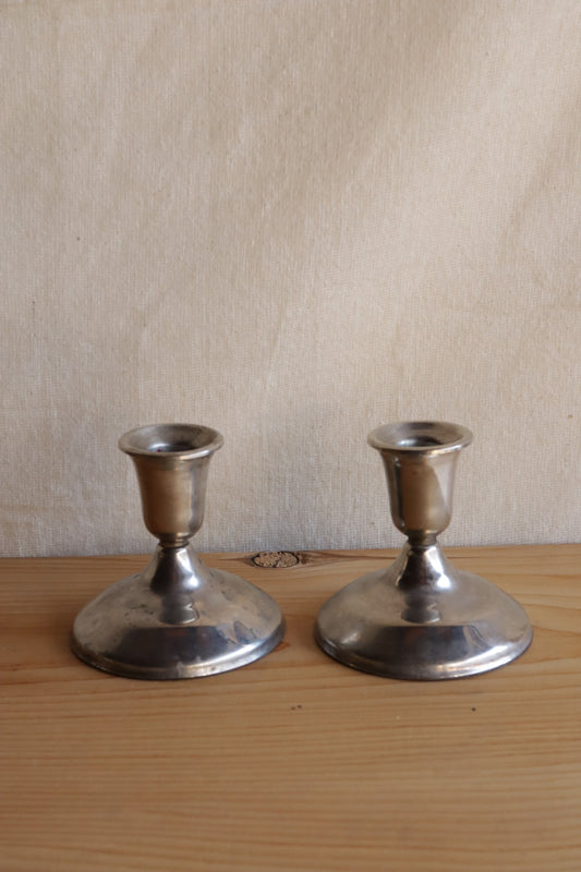 Silver Candle Holders