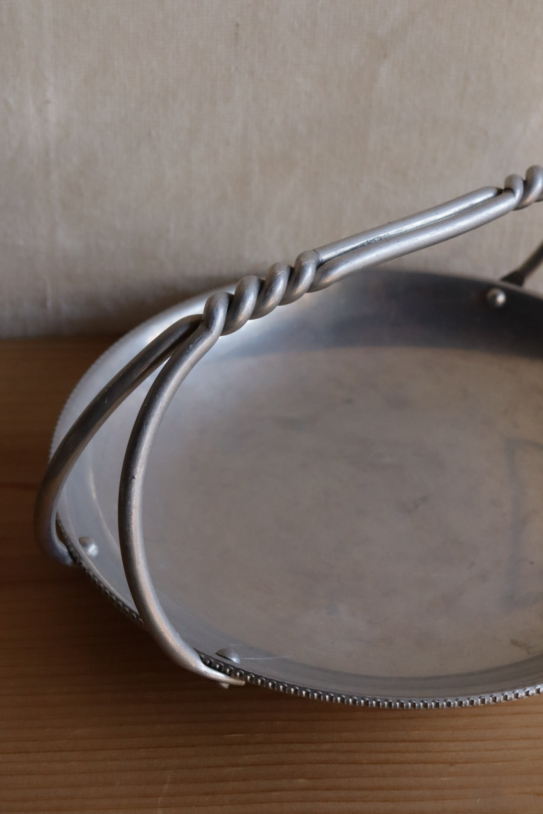 Pewter Handled Dish