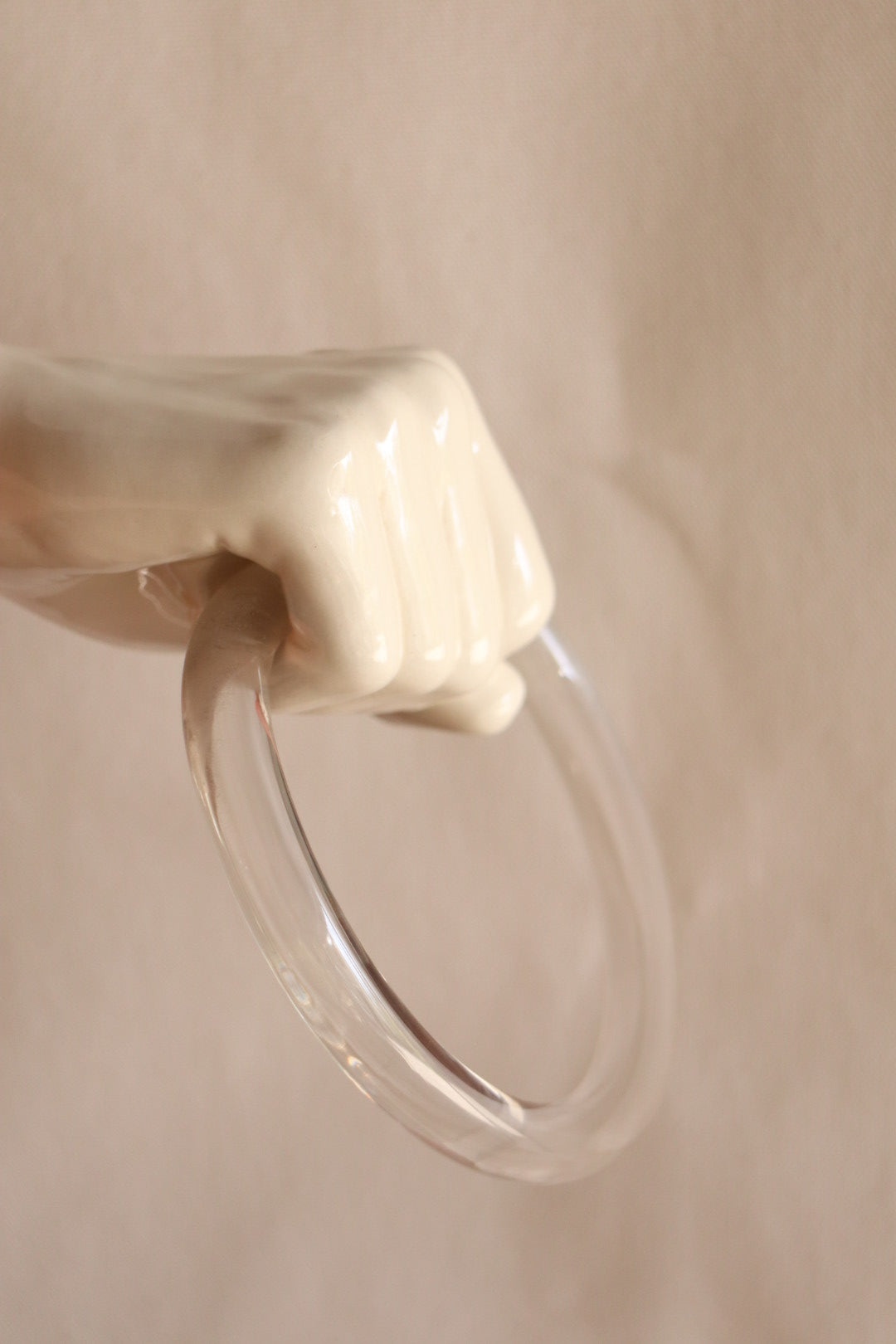 Nancy Funk Ceramic Hand Towel Holder