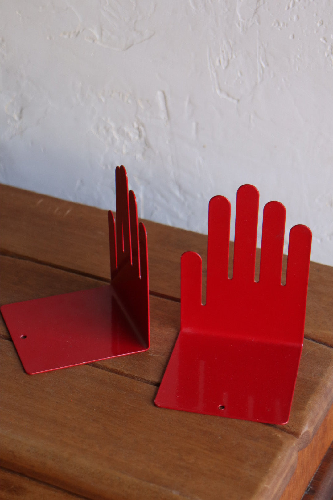 Vintage Hand Metal Bookends
