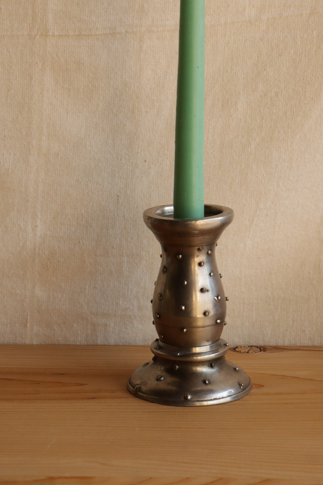 Silver Single Candle Holder