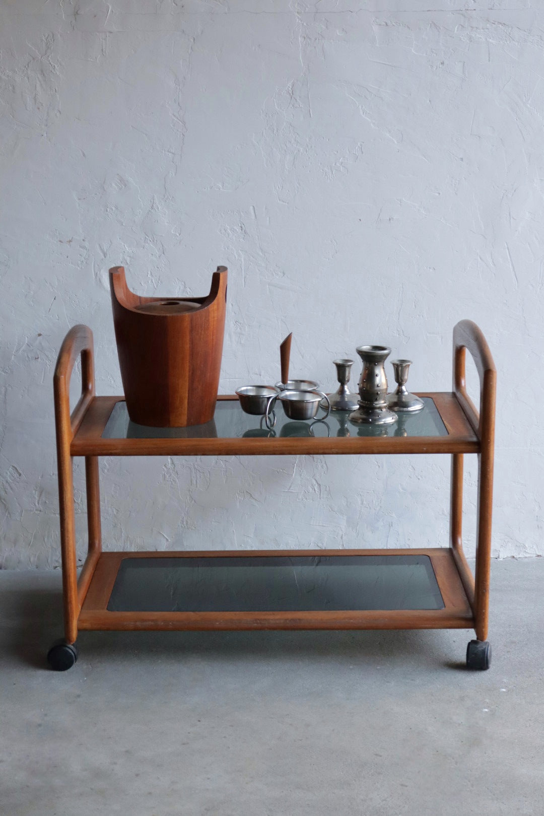 Danish Teak Bar Cart