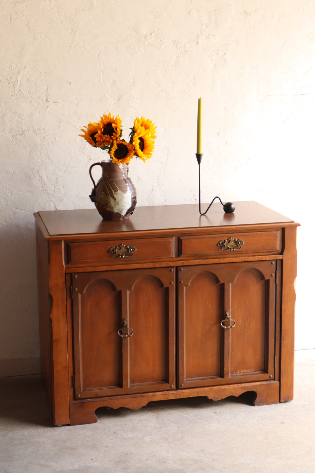 1970s Cabinet with Expanding Table