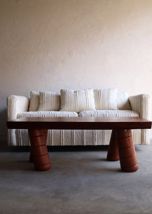 Handmade Redwood Coffee Table