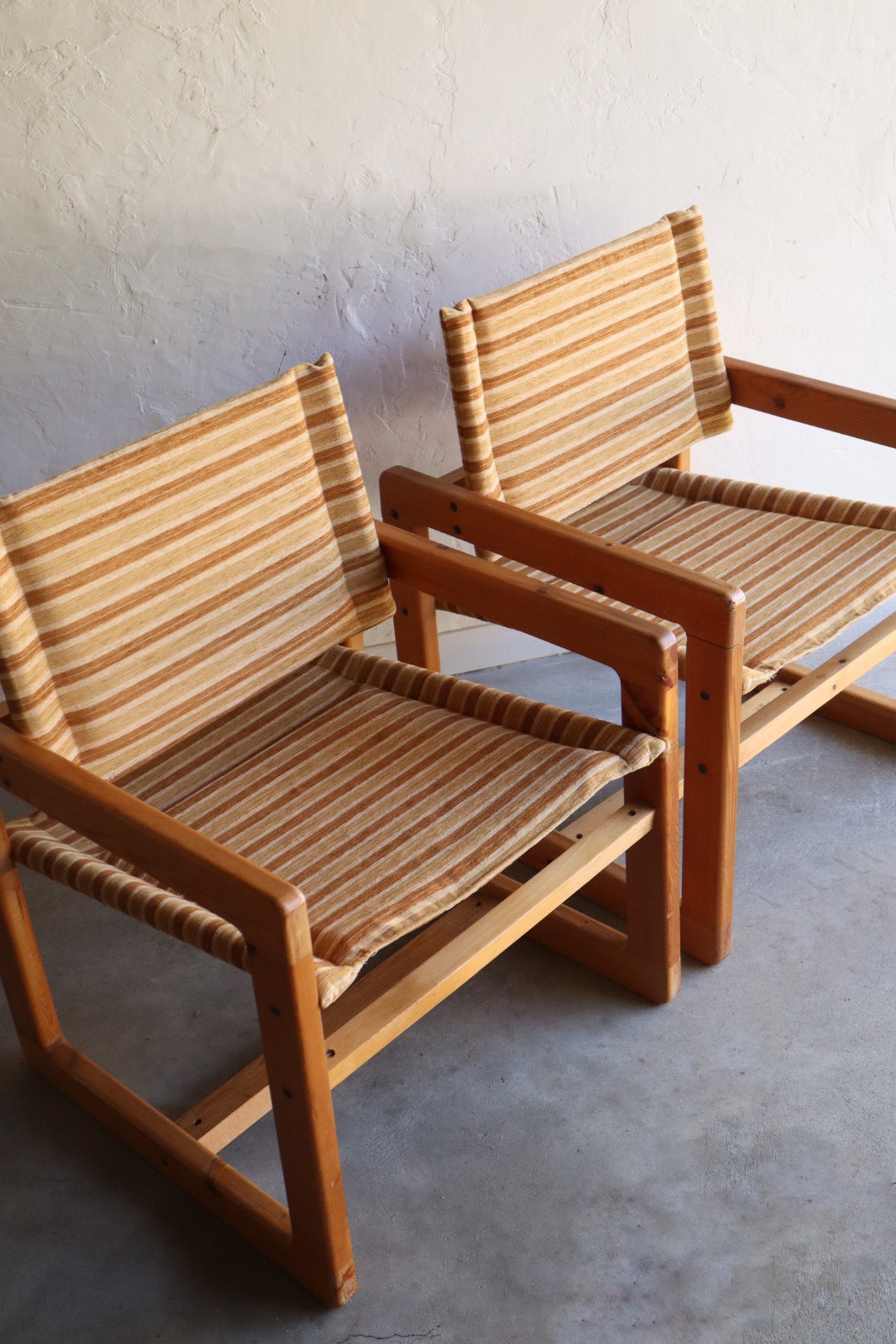 1970s Pine Armchairs