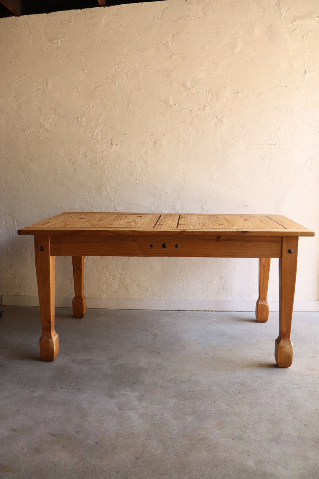 Rustic Pine Dining Table