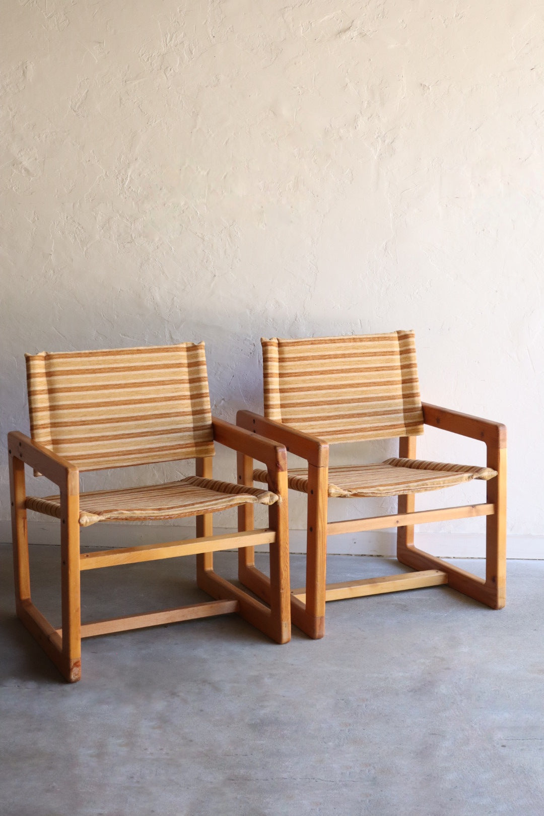 1970s Pine Armchairs