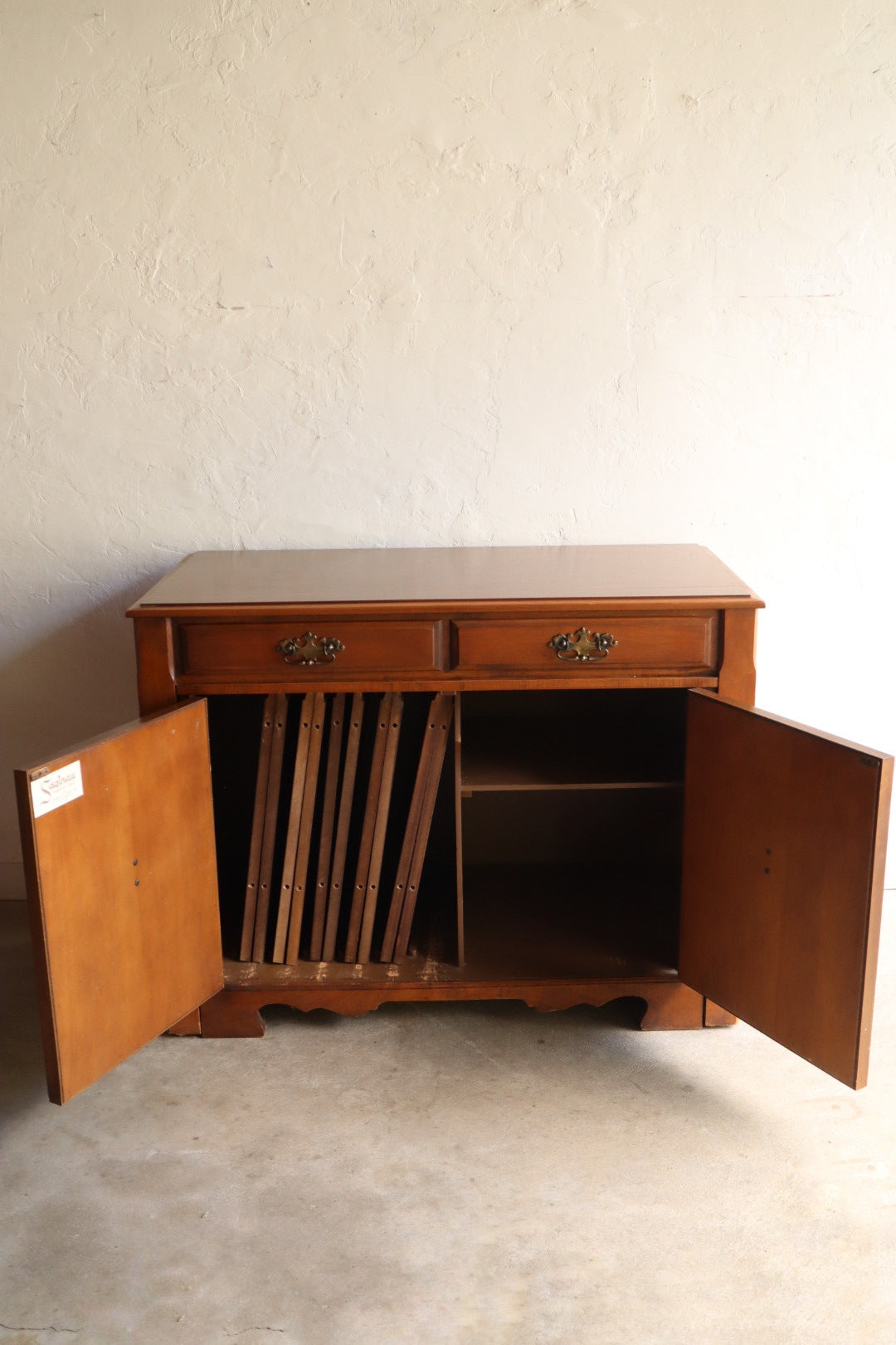 1970s Cabinet with Expanding Table