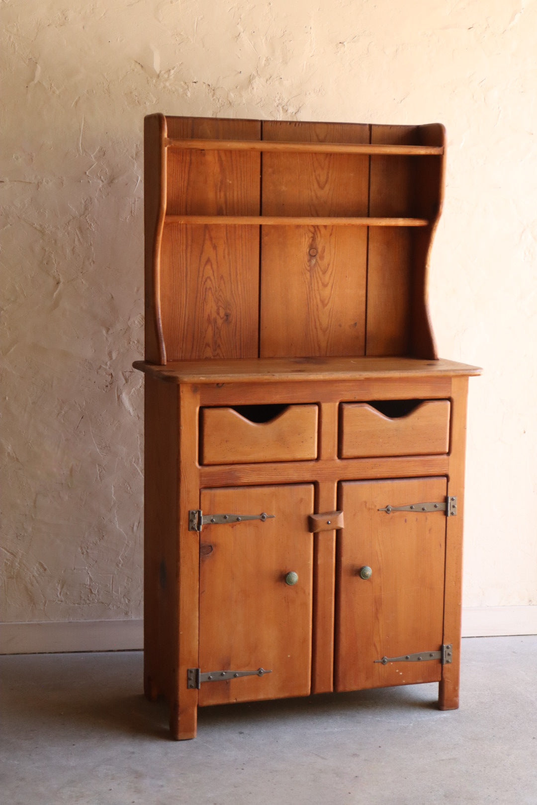 Rustic Pine Hutch