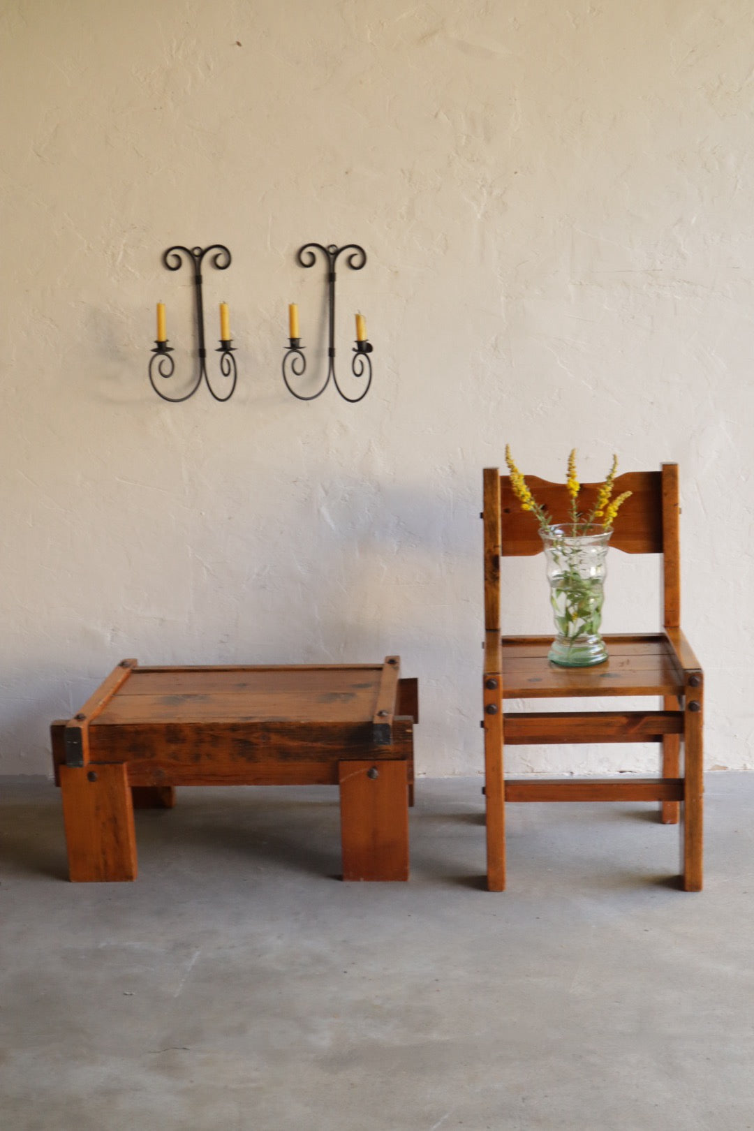 Iron Candle Sconces