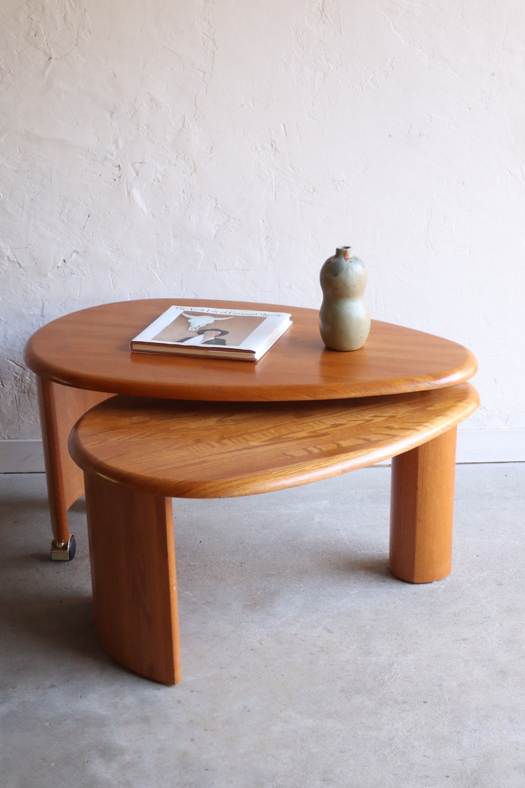 2 Tier Oak Coffee Table