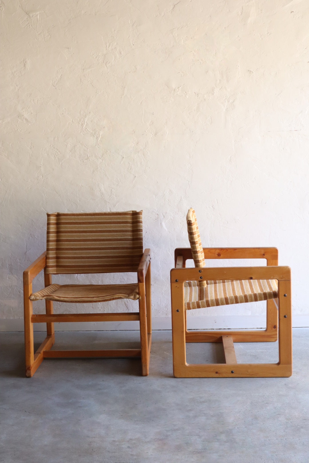 1970s Pine Armchairs