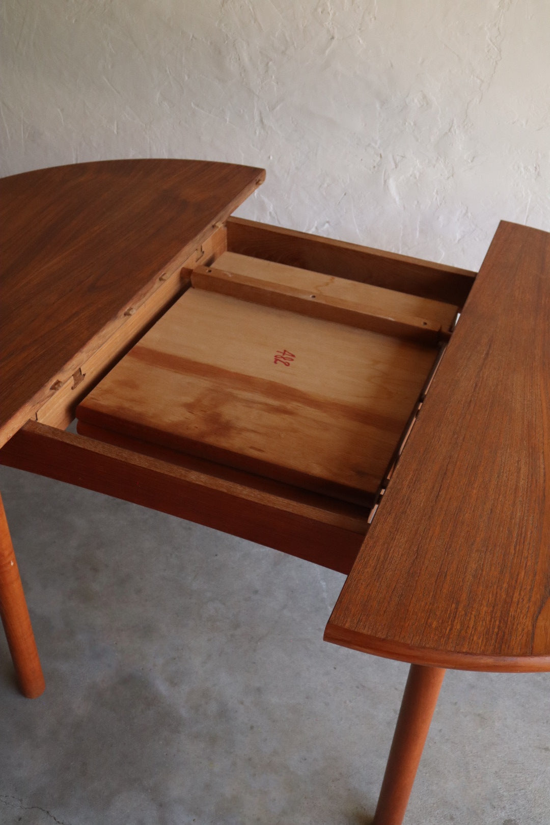 Danish Teak Expanding Dining Table