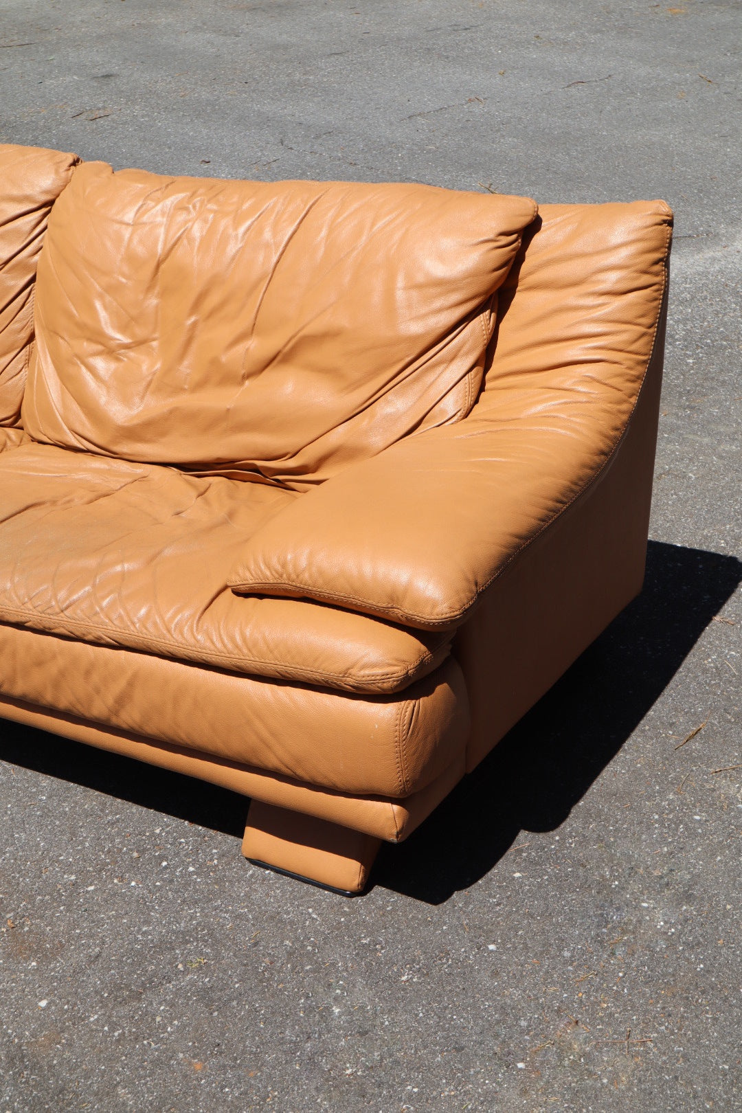 Postmodern Leather Sofa