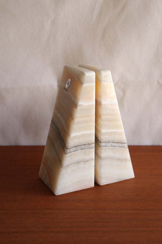 Solid Onyx Bookends