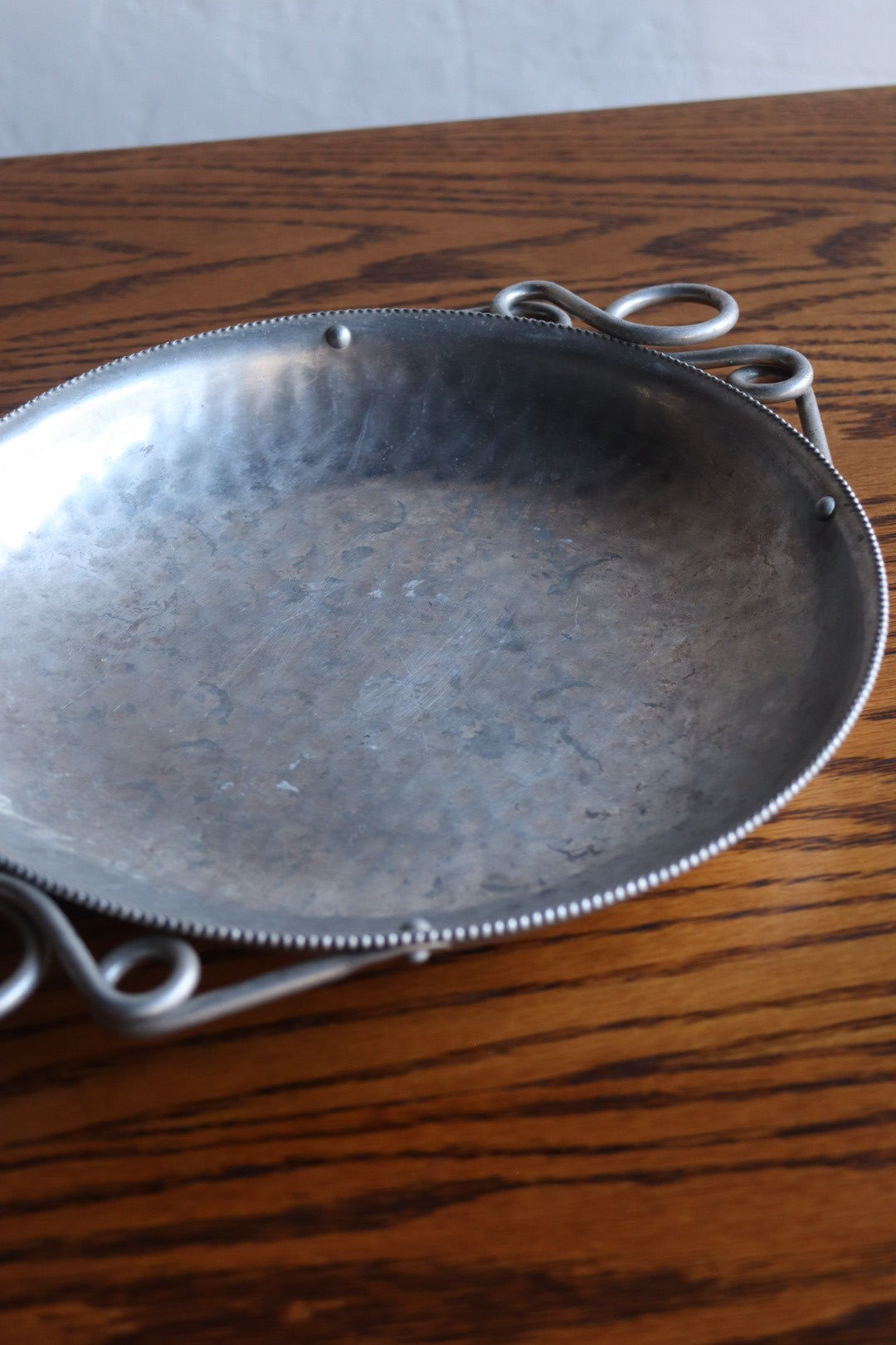 Hammered Aluminum Dish
