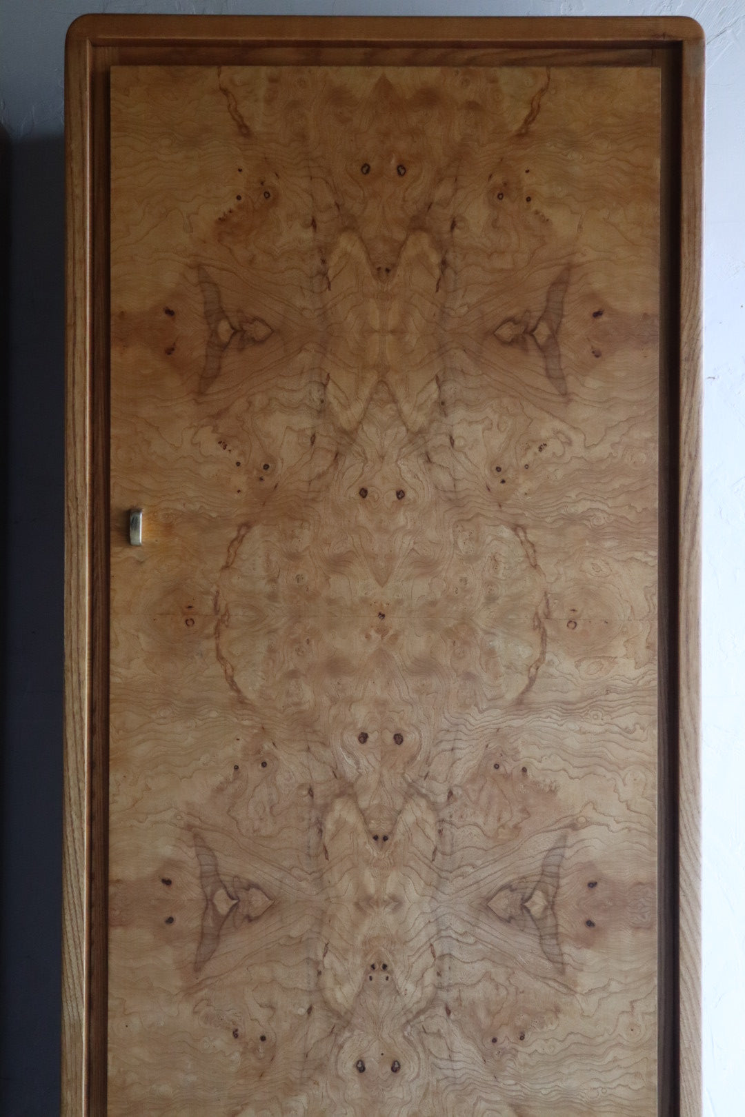 Pair of Burl Wardrobes
