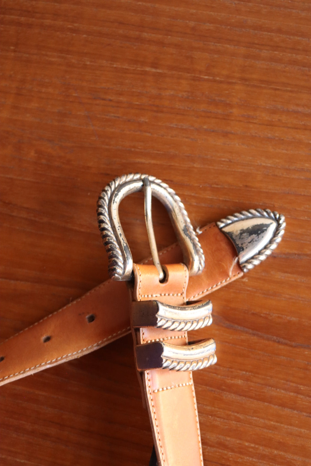 Cognac Leather Belt