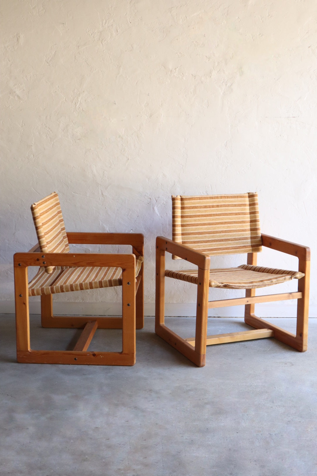1970s Pine Armchairs