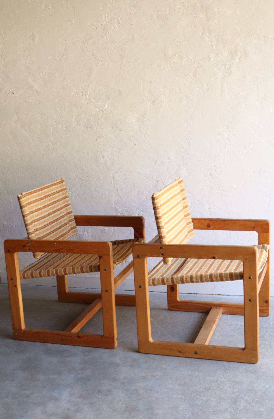 1970s Pine Armchairs
