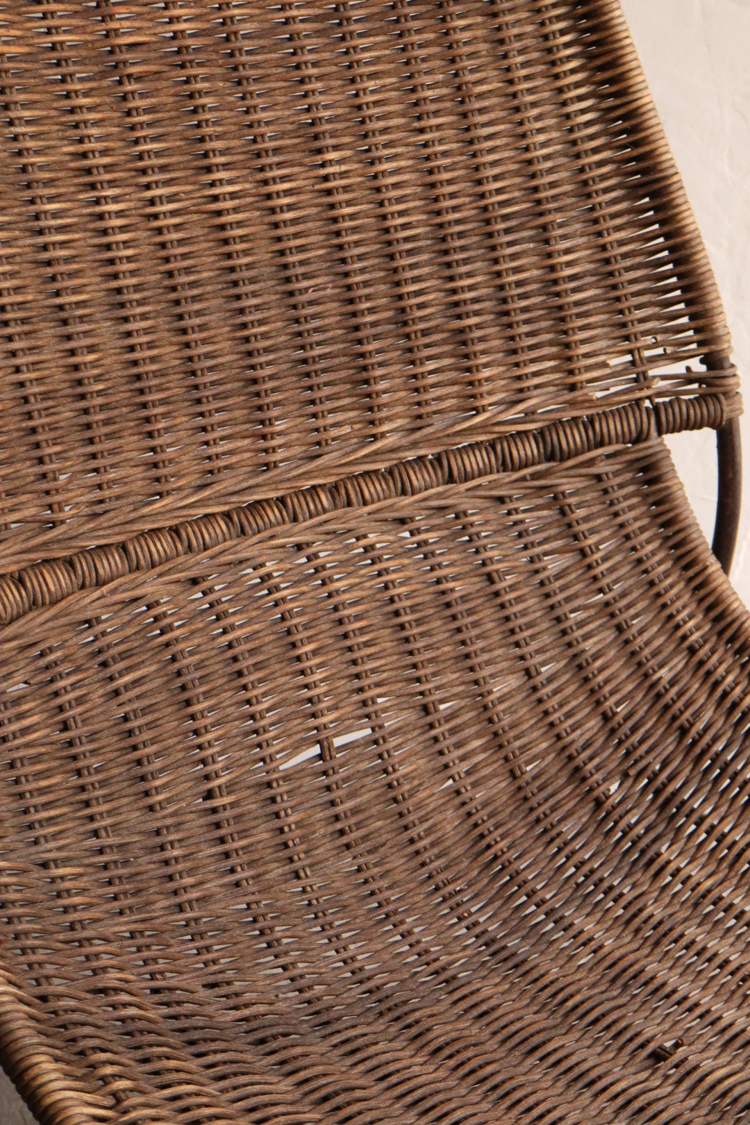 Rattan & Iron Lounge Chair