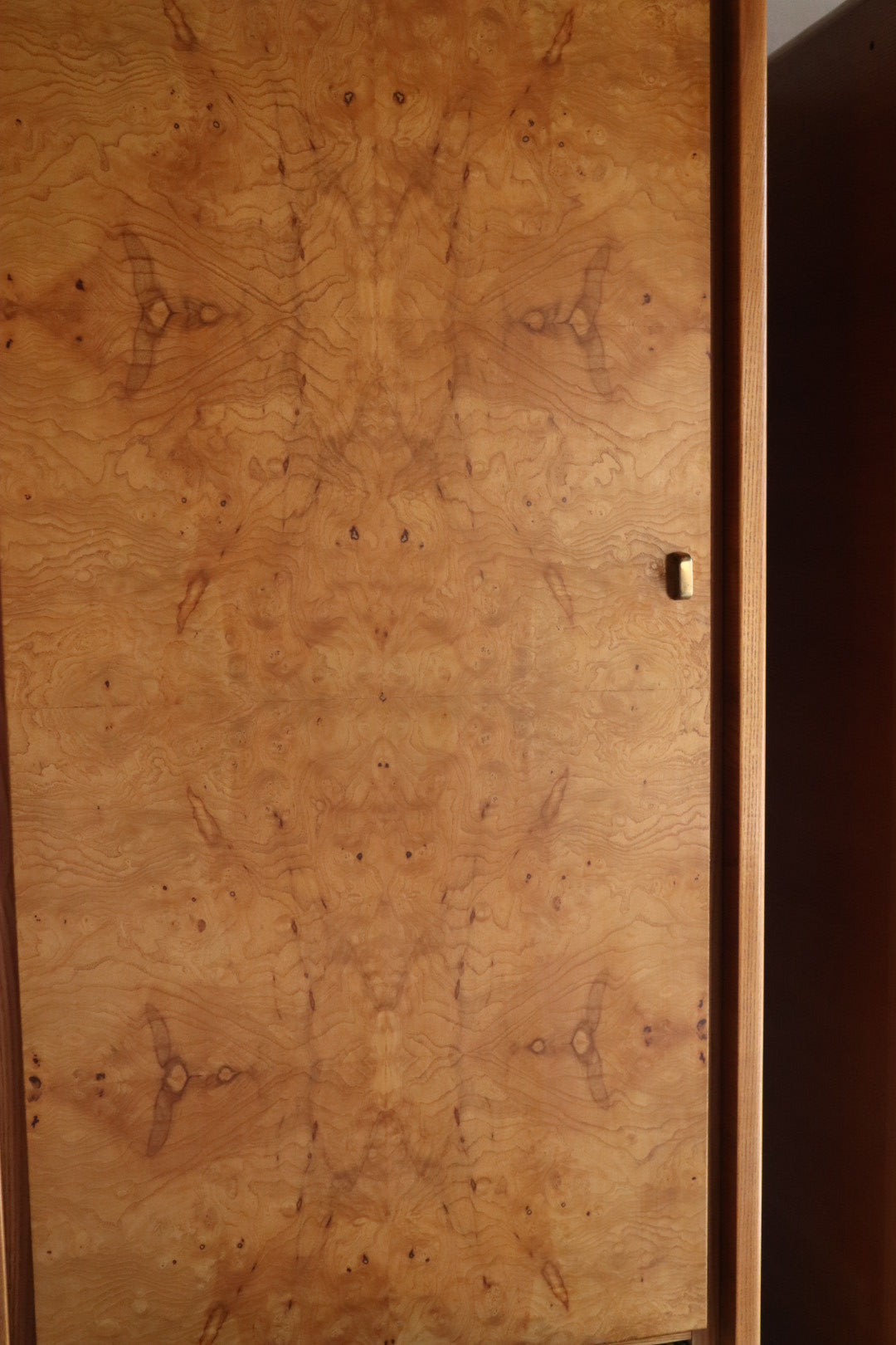 Pair of Burl Wardrobes